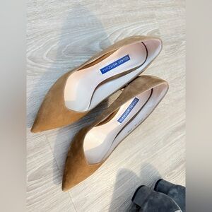 Size 4.5 Stuart Weitzman Tan Suede Women's Shoes